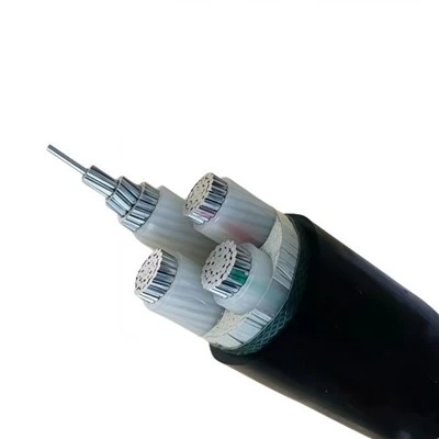 YJLV PVC アルミニウム コア ワイヤー屋外 XLPE 絶縁された地下電力ケーブル 0.6/1kv